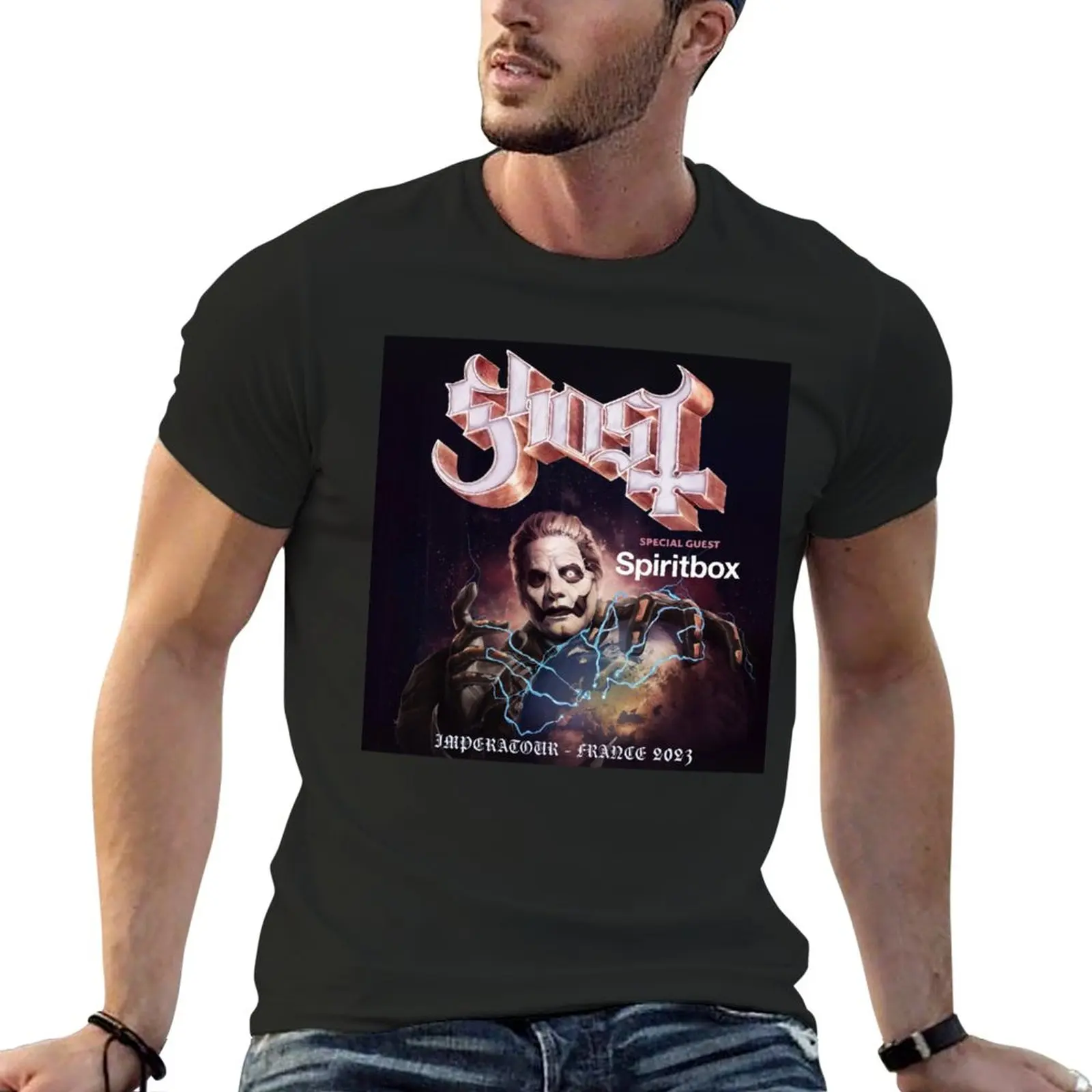 

New impera ghost tour 2023 T-Shirt hippie clothes sweat shirts custom t shirts T-shirts for men cotton
