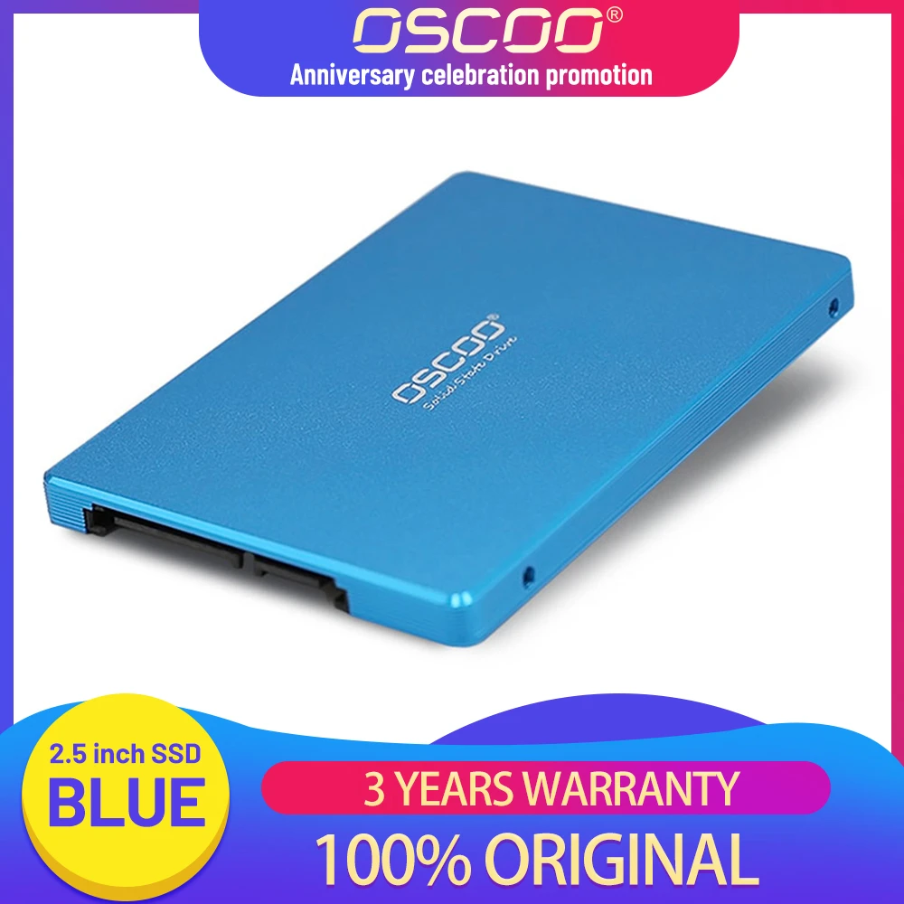 Hard Disk SSD SATA3 512GB 256GB 128GB Interno Solid State HDD SSD Disk Disco Duro Solid Blue For Computer Notebook PC ssd internal hard drive for pc