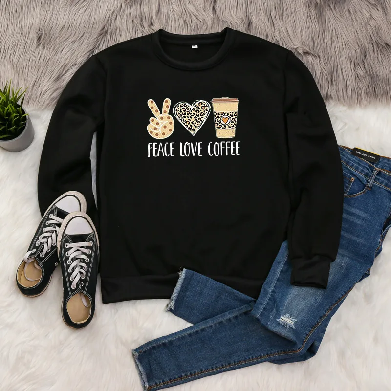 Women's Animal Letter-printed Hoodie Autumn-winter Korean Fashion Vintage Long-sleeved Oversized Pullover Casual Sweatshirt