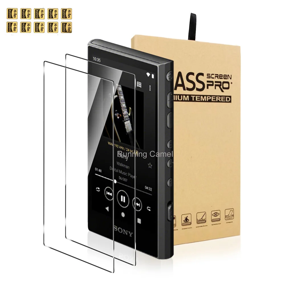 Pellicola Proteggi Schermo In Vetro Temperato Con Pellicola Ultra Protettiva 9H Per Sony Walkman Serie Nw-A300 Nw-A306 Nw-A307