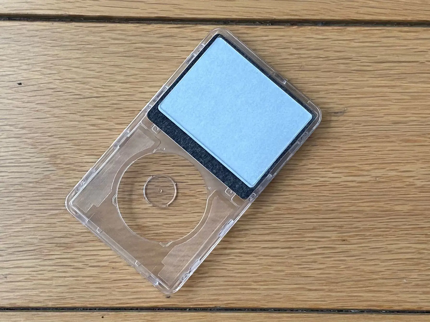 iPod Classic 第5世代/第5.5世代 ブラック ホワイト 透明 パープル