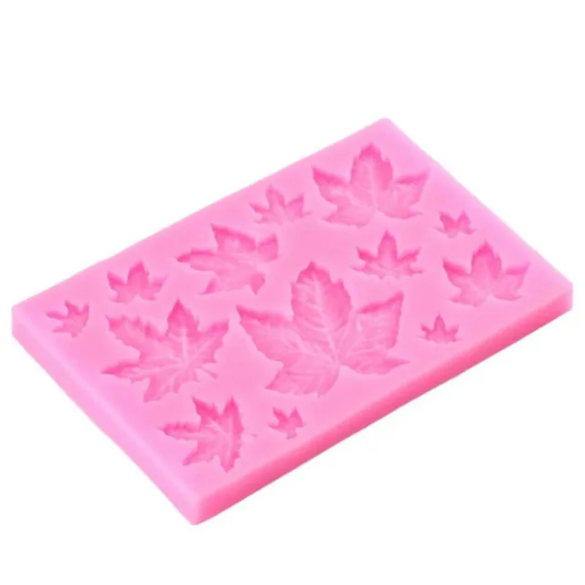 3D -S Szilikon Sütőforma Barkács Pillangó Juharlevél Penész Csokoládé Fondant Sütemény Díszítő Szerszám Hőmérséklet Ellenállás - Image 4