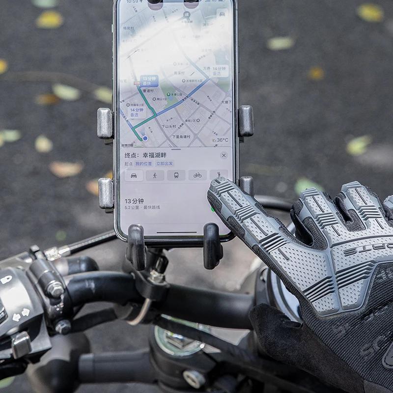 ROCKBROS S210BK Tactical Gloves SBR Thickened Pad Cycling Gloves Shockproof Breathable GEL Bike Gloves Winter Warmer Full Finger Sport - Image 5