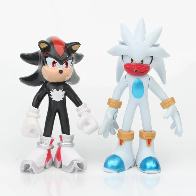 Kit Bonecos Personagens Sonic + Shadow Brinquedo Infantil - Pronta Entrega  !!!