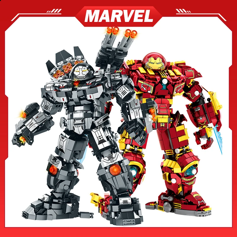 Marvel Avengers Iron Man Hulkbuster Superheroes Building Blocks Action