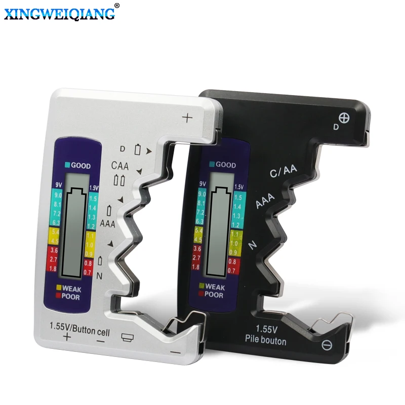 

Batteries Tester Digital Capacity Universal Button For Lithum N /AAA/CAA/D/1.5V Cell Batteries Tester Checker BT168 Power