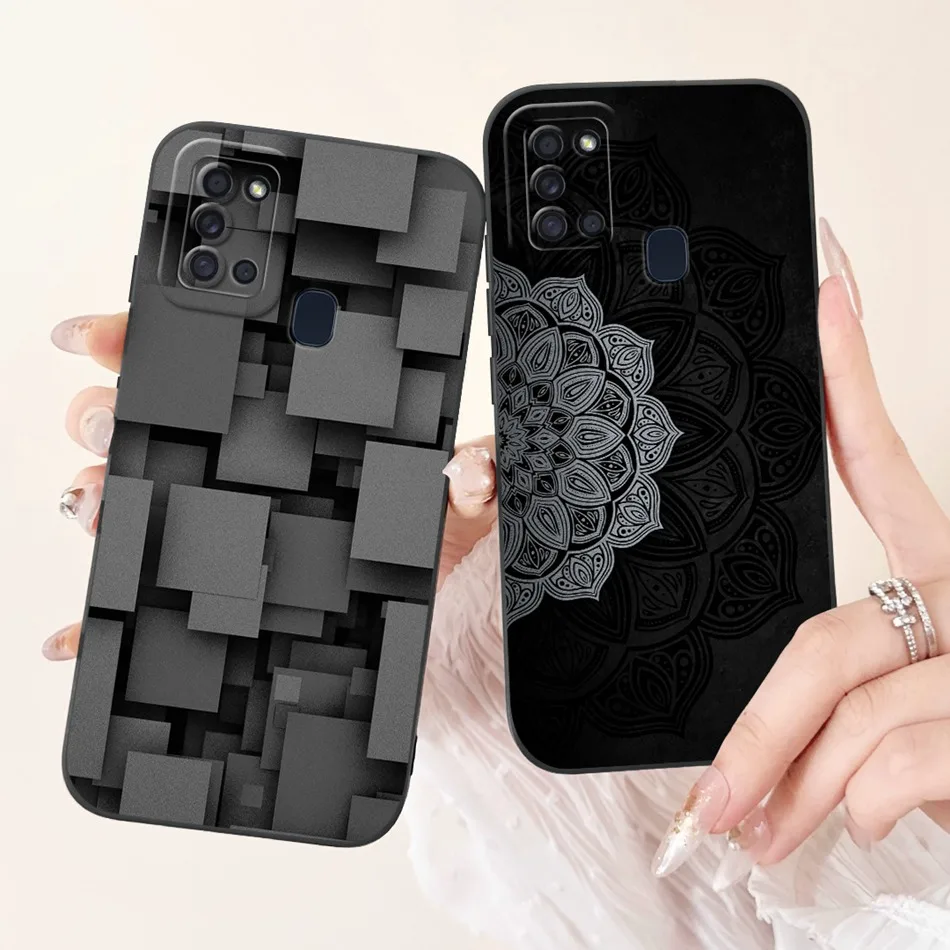 Elegant Printed Soft Silicone Shockproof Phone Case with Camera Protection