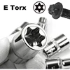 4/5/14PCS Female E Star Torx Socket Set E4-E24 E-Torx External Hex Socket Insert Nut 5