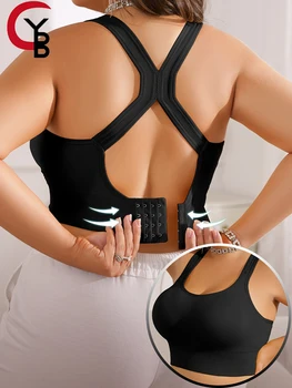 YANBIGUO Large size Female Brassiere Wireless Sports Vest Bras For Women Underwear Sexy Seamless Bralette With Pad Tops Lingerie 1