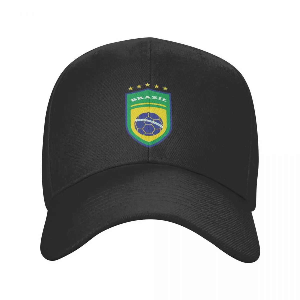 

Custom Flag Of Brazil Football Baseball Cap Sports Women Men's Adjustable Brazilian Proud Dad Hat Autumn Snapback Hats