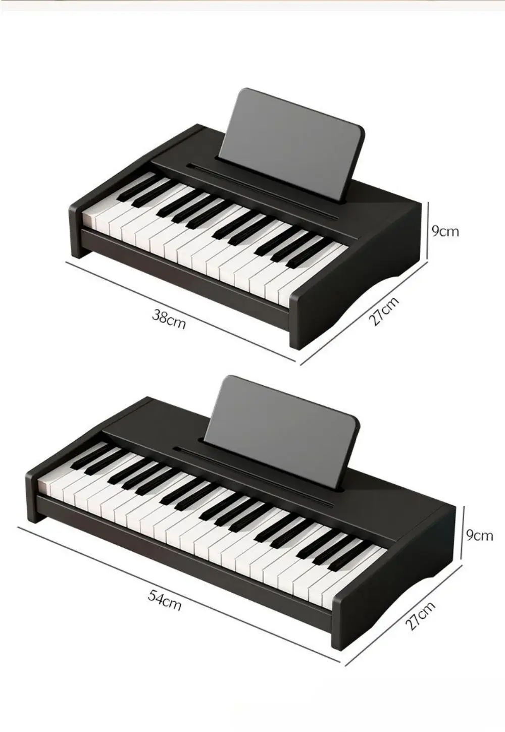 25/37 Keys Wooden Hand Knocks Xylophone Mini Portable USB