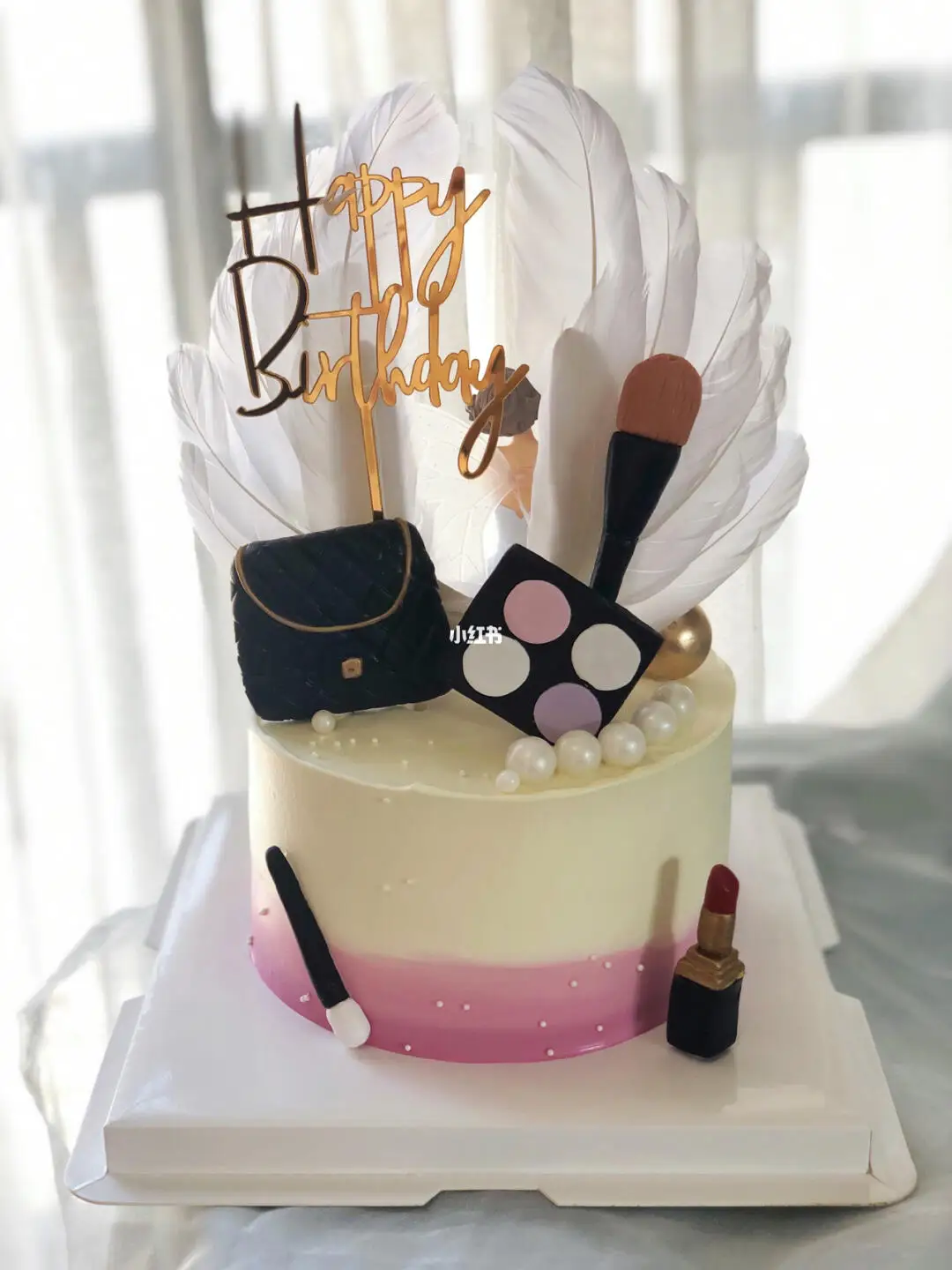 Make-Up Kuchen DIY Dekorationen Parfüm Pinsel Kosmetik Kuchen Topper Ornament Für Mädchen Frauen Make-Up Spa Salon Geburtstag Party Liefert – Detail 6
