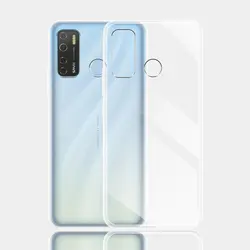 Clear Soft Silicone Phone Case Cover - Enhanced Protection for Tecno Camon 15 (Clear)