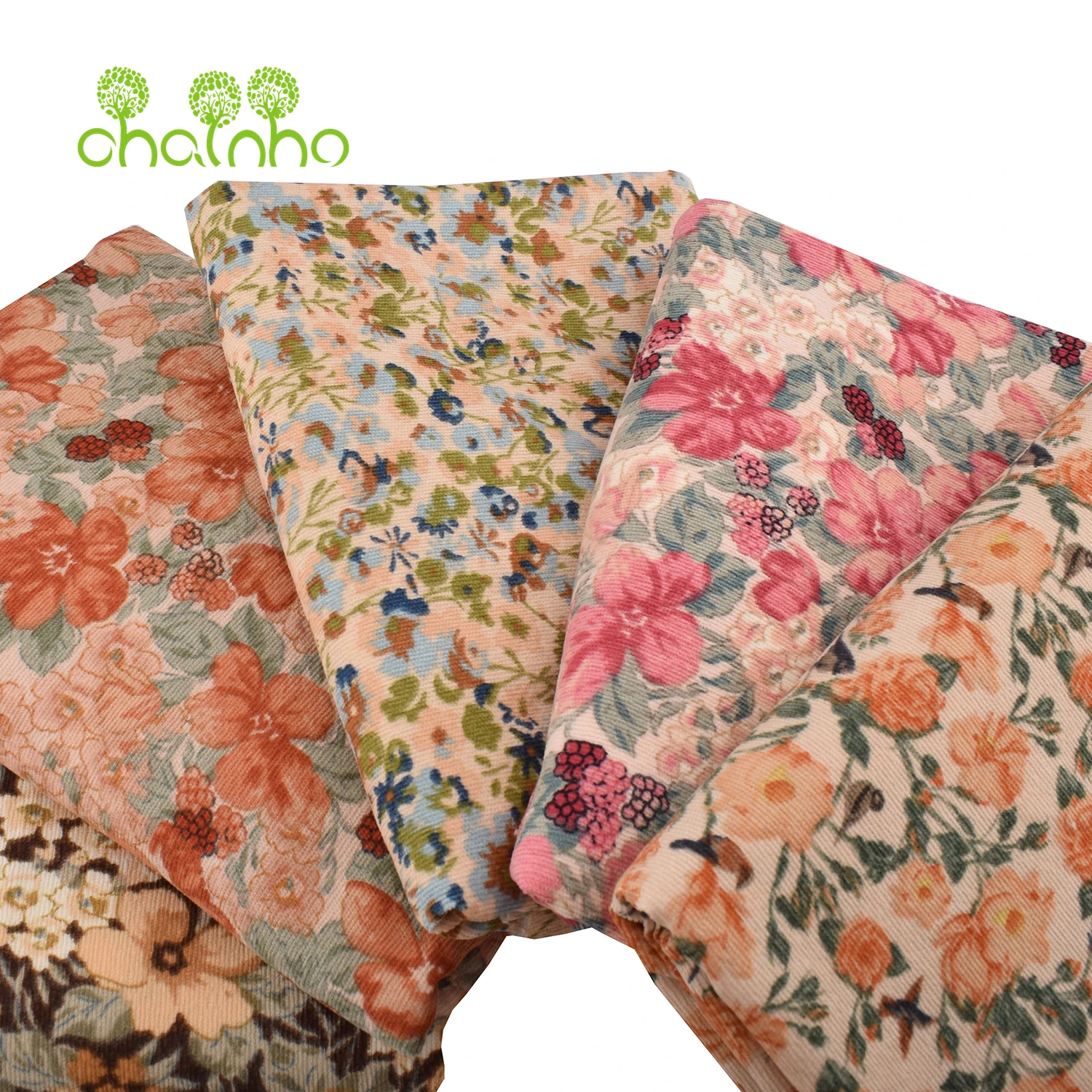 Chainho,Corduroy Fabric,Cotton-Polyester,Reactive Dyeing,DIY Sewing Quilting Material For Cushion,Pillow,Sofa,Tablecloth,25MM3