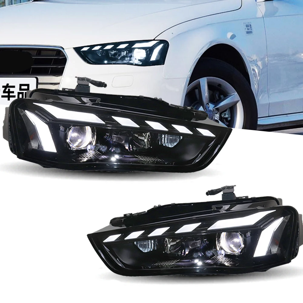Headlight For Audi A4 Led Headlights 2013-2016 A4l B8.5 Head Lamp Car  Styling Drl Signal Projector Lens Automotive Accessories - Car Headlight  Assembly - AliExpress