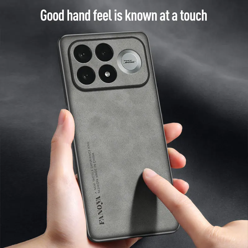 Luxury Silicone Leather Shockproof Bumper Case - Premium Back Cover