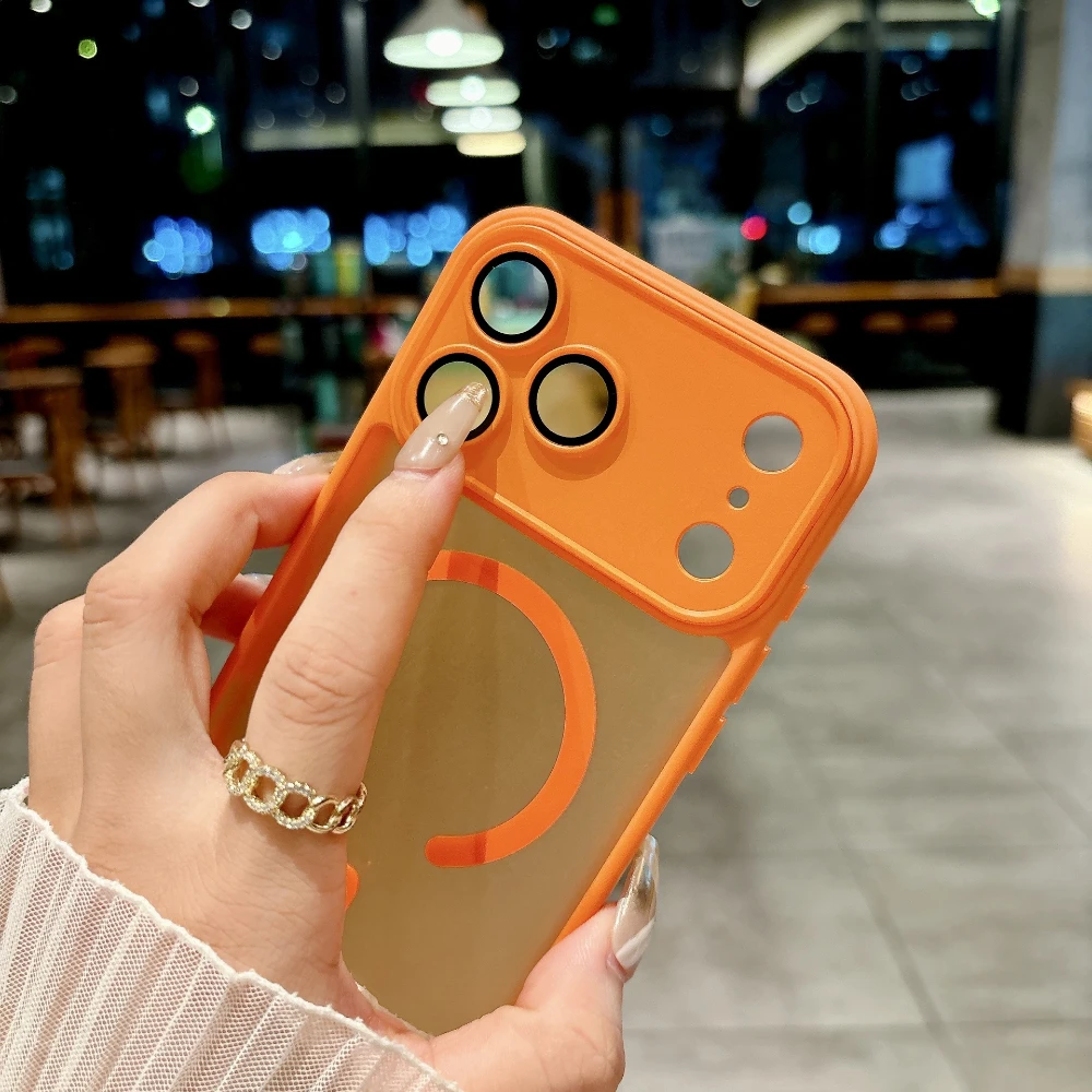 Luxury Matte Magnetic Shockproof Phone Case - Premium Armor Cover