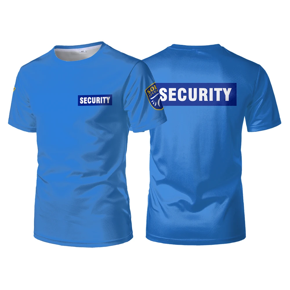 Camiseta de seguridad de la ciudad, ropa de trabajo, entrenador