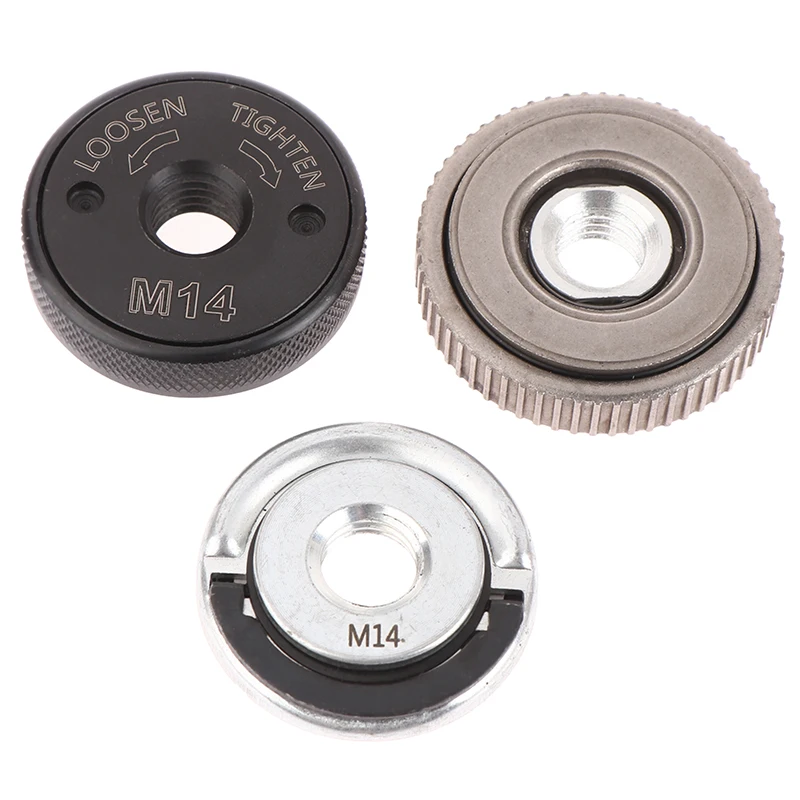 High Quality Practical M14 Pressing Plate Chuck Flange Nut Grinder Power Chuck Pressing Plate Quick Release Self-Locking New