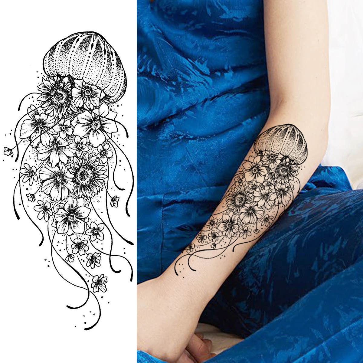 Black Peony Flower Sexy Boobs Temporary Tattoos For Women Adult Girl Rose Lion Moon Fake Tattoo Realistic Body Art Tatoos Paper tattoo sticker,temporary tattoos
