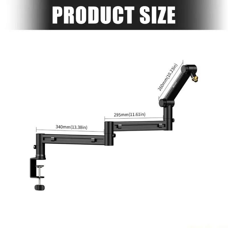 방송인 음악가 및 콘텐츠 제작자를 위한 F62C 범용 스윙 암 마이크 마운트