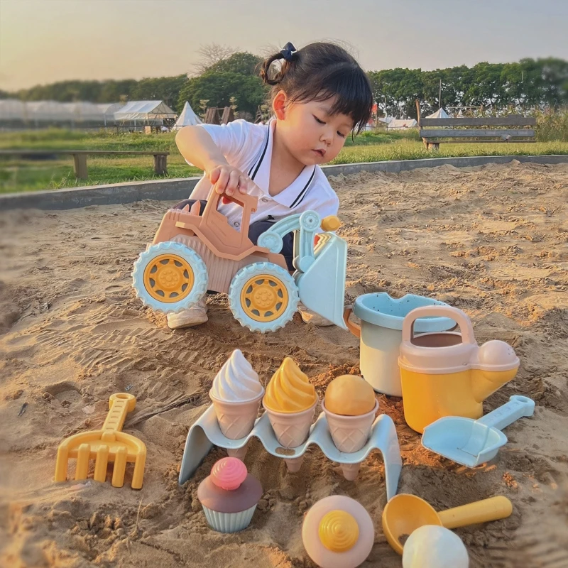 1Set Children Beach Play Toys Sand Castle Mold Shovel/Rake/Bucket/Bulldozer Tool Toddler Boys Girls Funny Summer Travel Toy 4 1Set Children Beach Play Toys Sand Castle Mold Shovel/Rake/Bucket/Bulldozer Tool Toddler Boys Girls Funny Summer Travel Toy 4