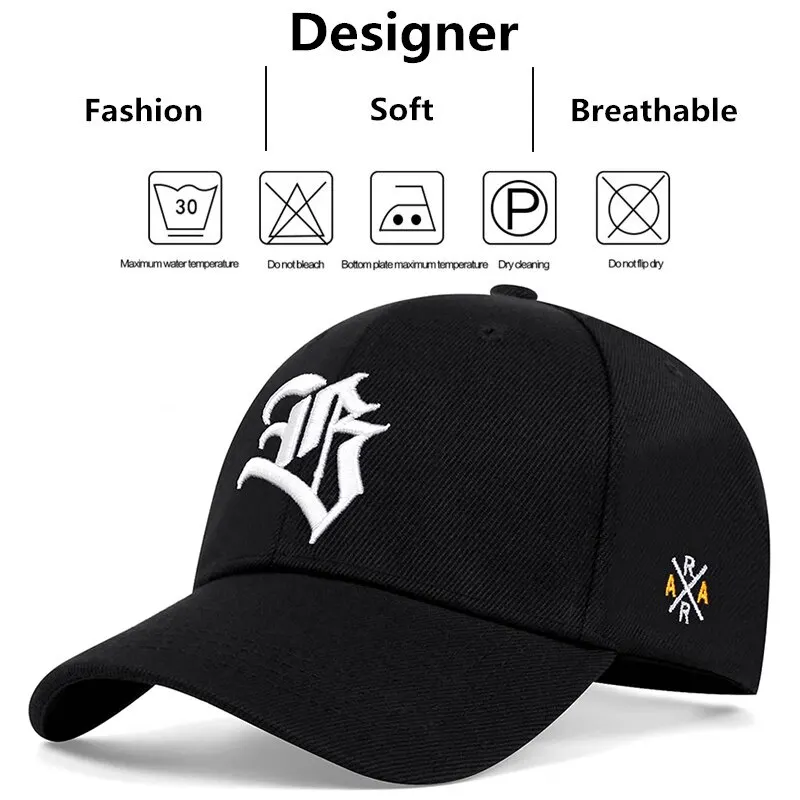 Unisex Gothic Letter Geometric Embroidery Baseball Caps Spring and Autumn Outdoor Adjustable Casual Hats Sunscreen Hat Sports & Entertainment Unisex Gothic Letter Geometric Embroidery Baseball Caps Spring and Autumn Outdoor Adjustable Casual Hats Sunscreen Hat Sports & Entertainment
