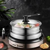 BBQ Multi-functional Electric Hot Pot Household Split Pot Electric Steamer Pan Electric Frying Pan Non-stick Pan Electric Pan 1