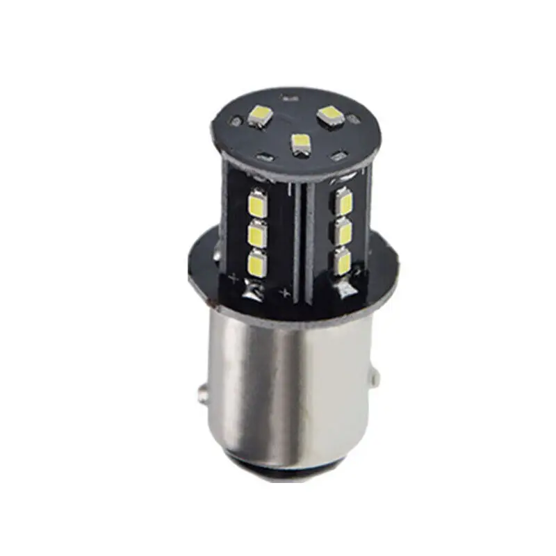 자동차 LED 전구 P21/5W BAY15D 1157 방향 지시등 6V 12V 24V 자동 주차 브레이크 역방향 램프 흰색 빨간색 노란색
