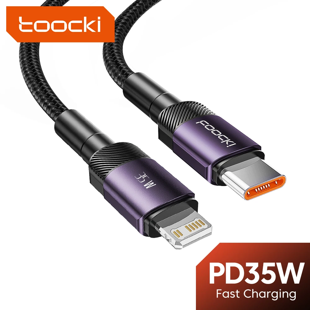 Toocki Cable USB Tipo C A Lightning Cable De Carga R pida Para Iphone 