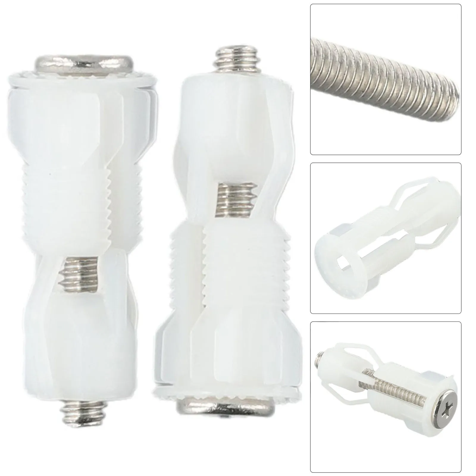 Toilet Toilet Seat Screws WC Seat Screw Kit Blind Hole Lid Pan Fixing Stainless Steel/plastic toilet seat screws