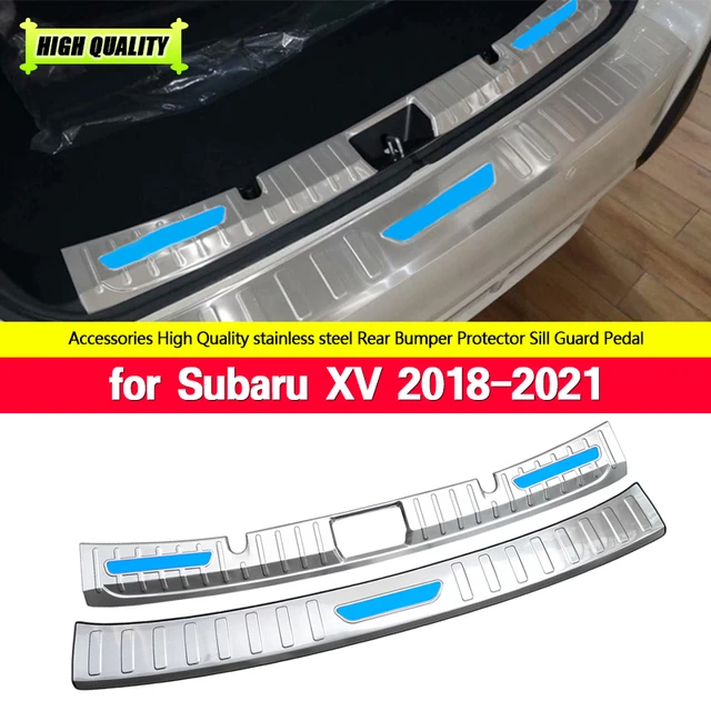 QHCP Resin Trunk Trim Guard Plate Rear Bumper Protector Tail Strips Cover  For Subaru Forester XV Outback 2013-2022 Car Styling - AliExpress