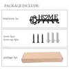 5 Hooks Home Sweet Home Metal Keys Hooks Wall Hanger Coat Hooks Towels Racks Home Decor for LivingHome Office Wall Art DIYhritis 5