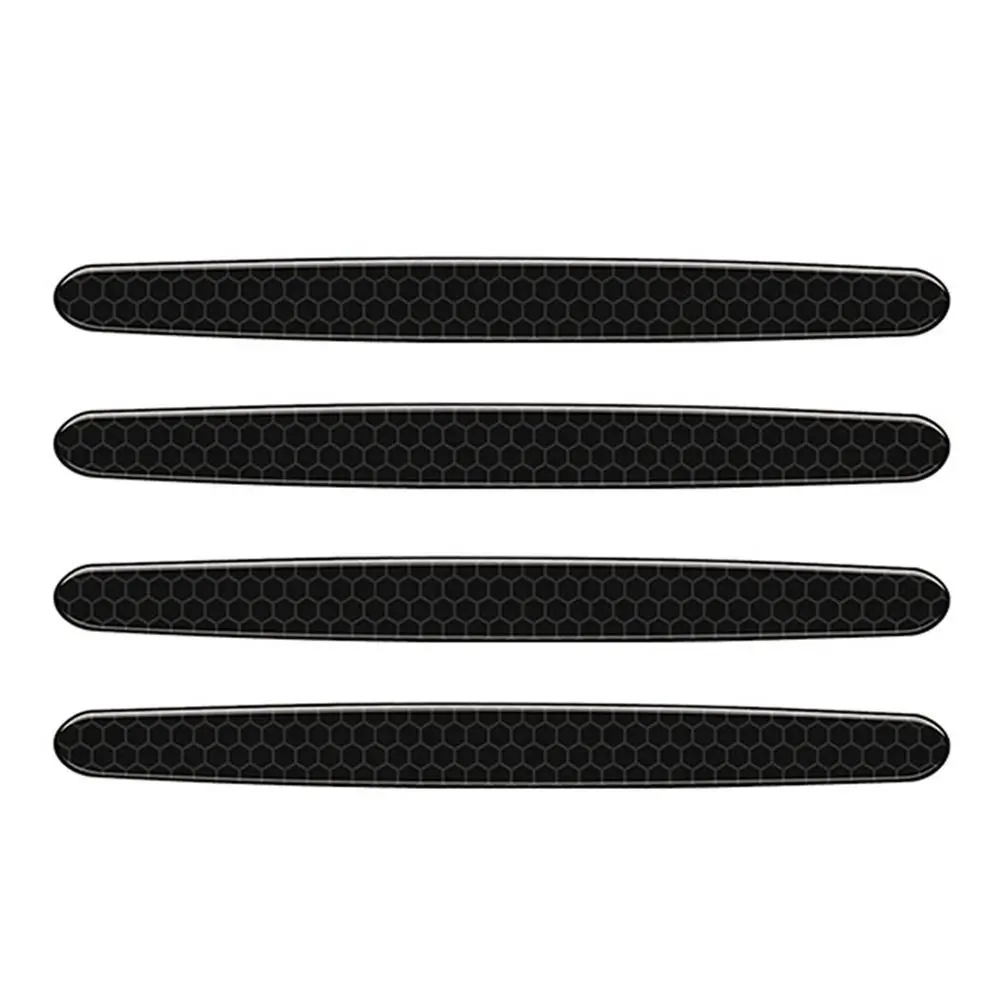 4/8pcs Car Door Handle Bowl Scratch Protective Stickers Carbon Fiber Protector Car Handle Anti-collision Protection Strip