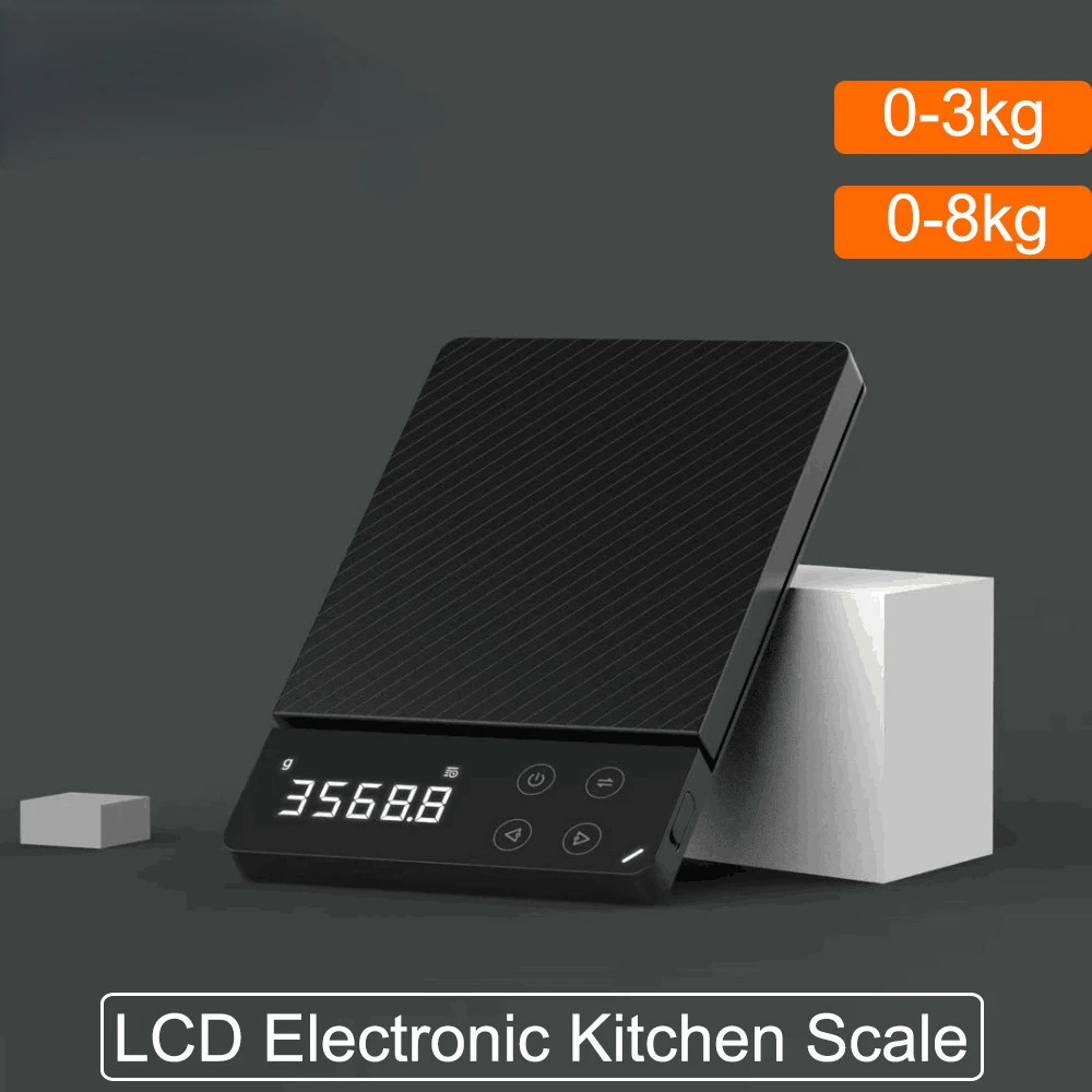 

DUKA ATuMan ES1 0-8KG Household LCD Digital Electronic Scale Multi-function HD Backlit Electronic Food Scales For Kitchen
