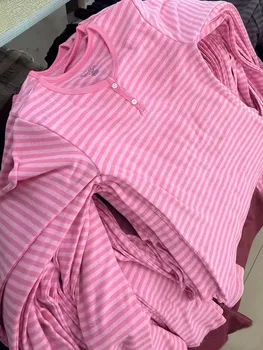 Pink Plus Striped Tee 1