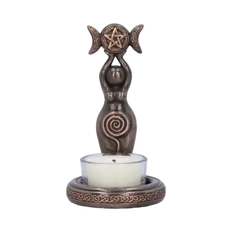 Home Decoration Resin Candlestick Lighting Crafts Garden Study Candlestick Decoration