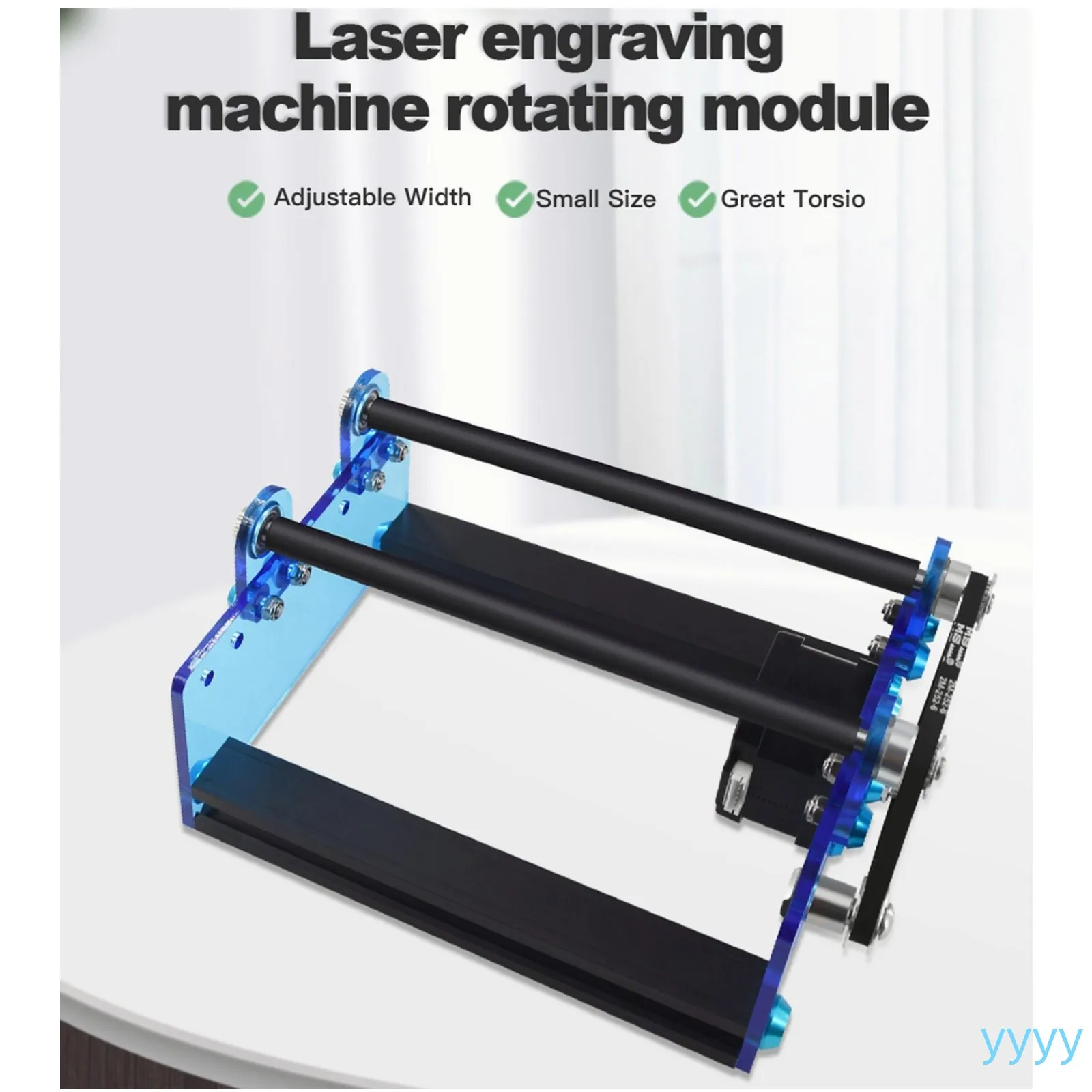 

Twotrees Laser Engraver Y-Axis Rotary Attachment Laser Rotary Roller Engraving Module Engraving Cylindrical Objects