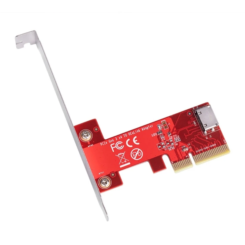

Карта адаптера PCIe для преобразователя Oculink SFF 8612 для быстрого подключения NVMe SSD