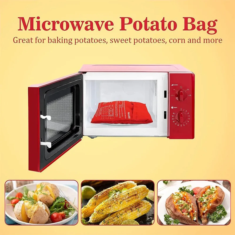 1pc Microwave Oven Baked Bags Potatoes Corn Sweet Potato Heating Tools Reusable