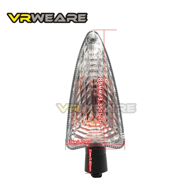 Indicatori Di Direzione A LED Per Moto Lumitecs RV374 Con E Marchi Per Chopper Anteriore Posteriore Cromato Colorato A425632 0 - Foto 2