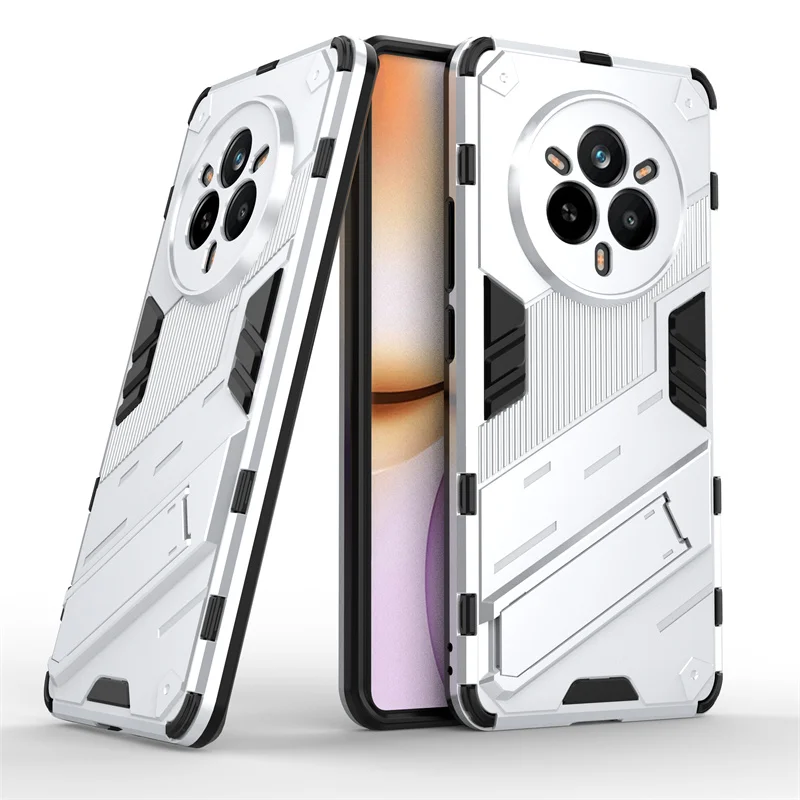 Magnetic Armor Shockproof Phone Case with Kickstand Back Cover