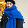 Fashion Women Thick Shawl Wraps Scarf Winter Warm Solid Color Pashmina Blanket Long Tassel Hijab Stoles Bufanda Mujer 3