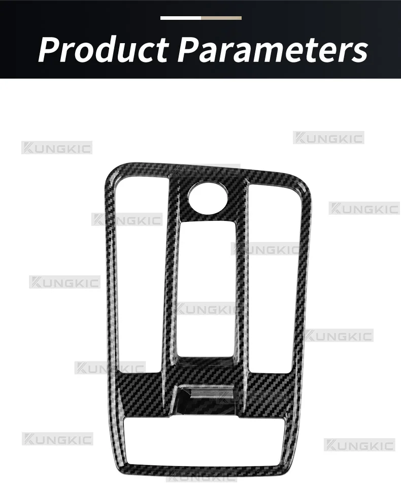 ABS sticker trim for car interior gear panel