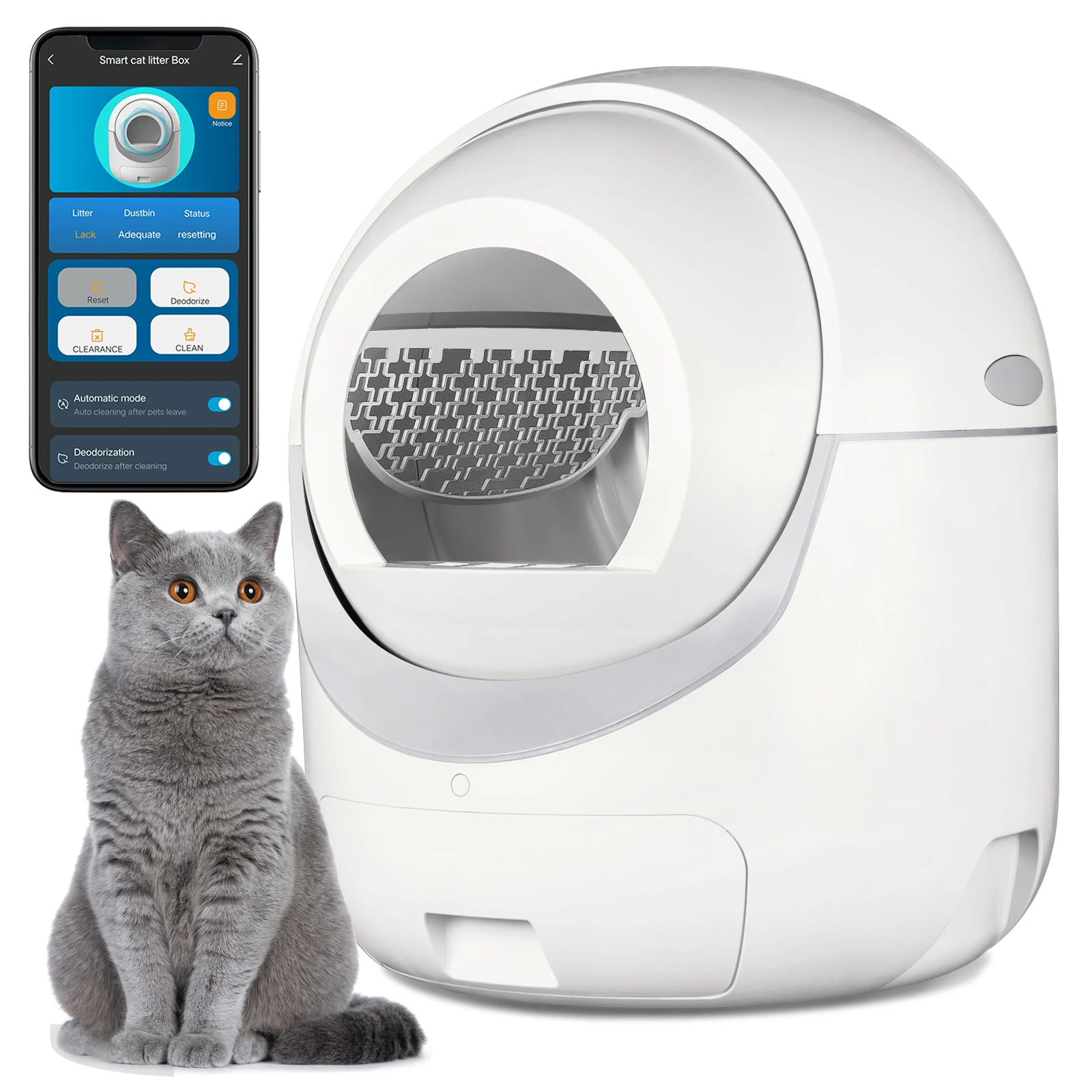 Newest-Automatic-Cat-Toilet-Self-Cleaning-Cats-Sandbox-Smart-Potty ...