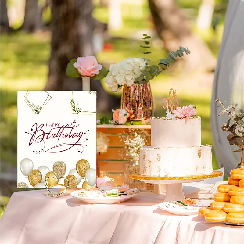 Place Card Holders 20Pcs Metal Place Card Holders Photo Clip Stands Wedding Table Number Name Sign Stand for Party Home Decoration