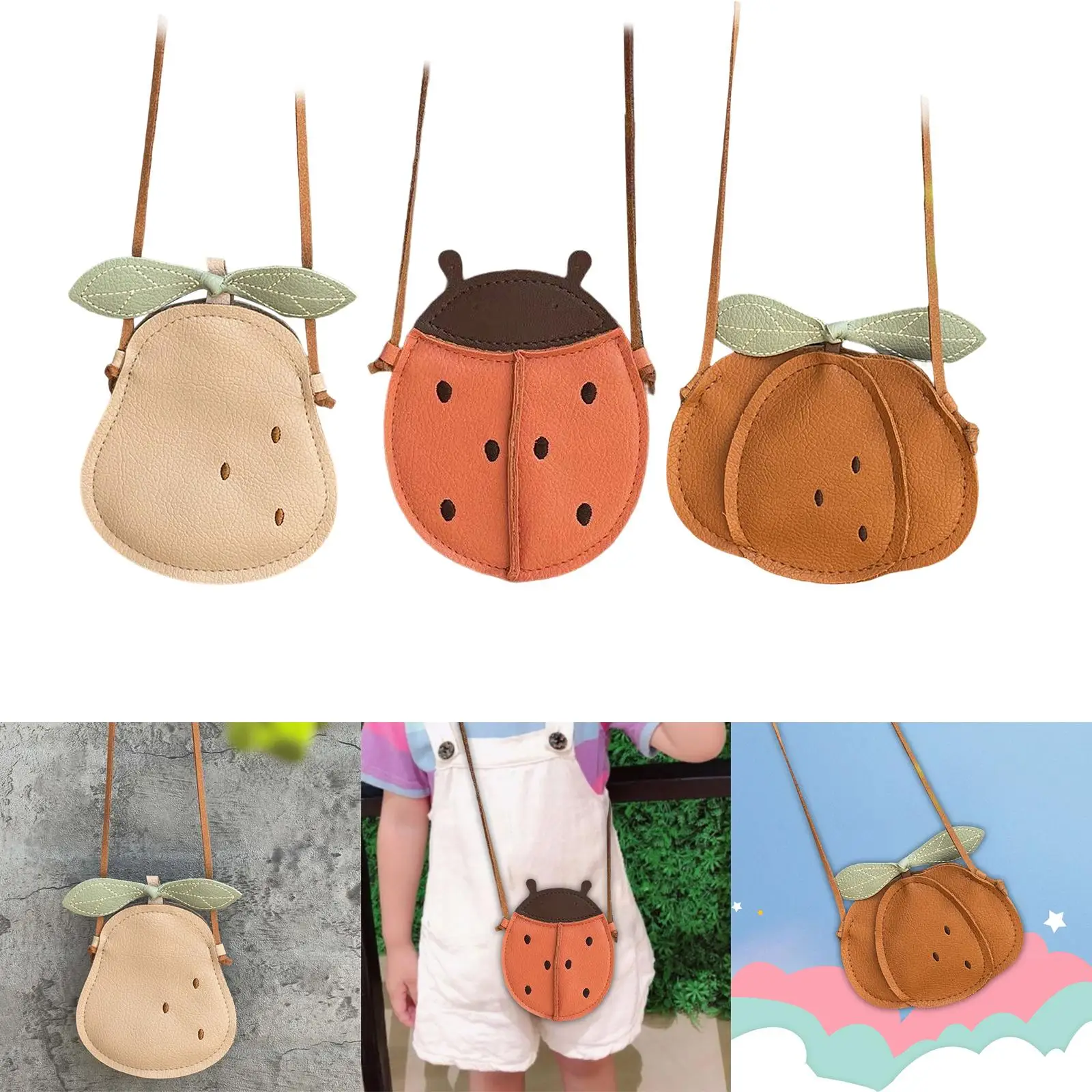 Cute Shoulder Bag Purse Mini PU Leather Handbags Gifts Shoulder Bag Messenger Bags for Daughter Women Girlfriend Friends Work