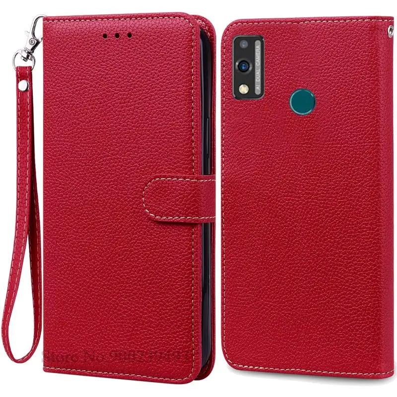 Leather Wallet Flip Case for Honor 9X Lite - Stylish Protective Phone Cover