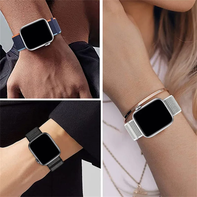 Adjustable Nylon Elastic Watch Band Bracelet