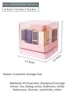 Transparent Large Capacity MultiCompartment Visual Lift Transparent Lipstick Organizer Dustproof Lipstick Desktop Storage Box 6